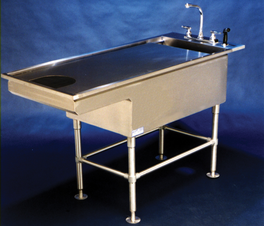 All Stainless Steel Bi Level Veterinary Wet Table