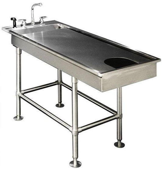 VetLift All Stainless Steel Single Level Veterinary Wet Table