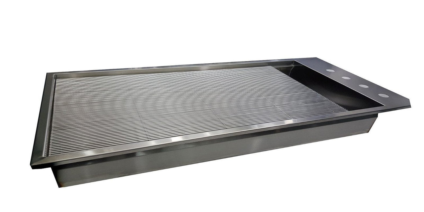 VetLift Veterinary Wet Table Drop In Liner With Prep Rack